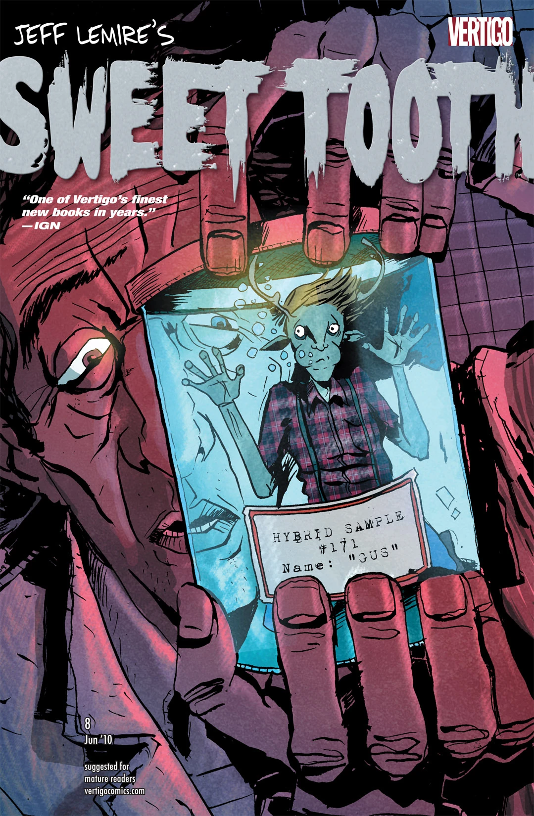 Sweet Tooth #8 (DC, 2010 — Cover A) cover